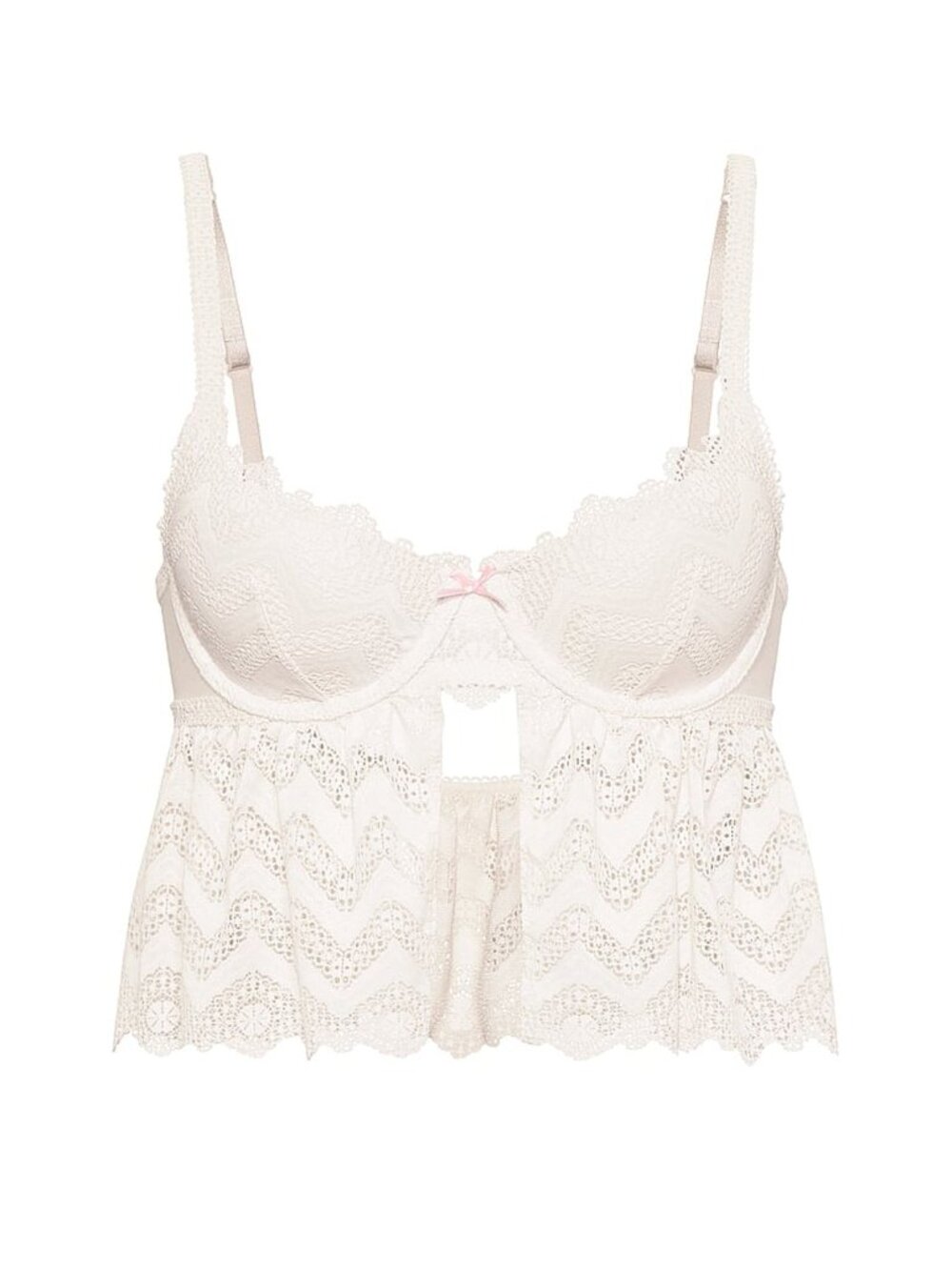 New! Victoria’s Secret PINK Wink Lightly Lined Babydoll Bra Top S 34562